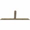 Ekena Millwork Portland Rough Sawn Timber Gable Bracket, Douglas Fir, 96"W x 40"H x 2"D x 6"F, 10/12 Pitch GBW096X40X0206POR00RDF - alternate 5